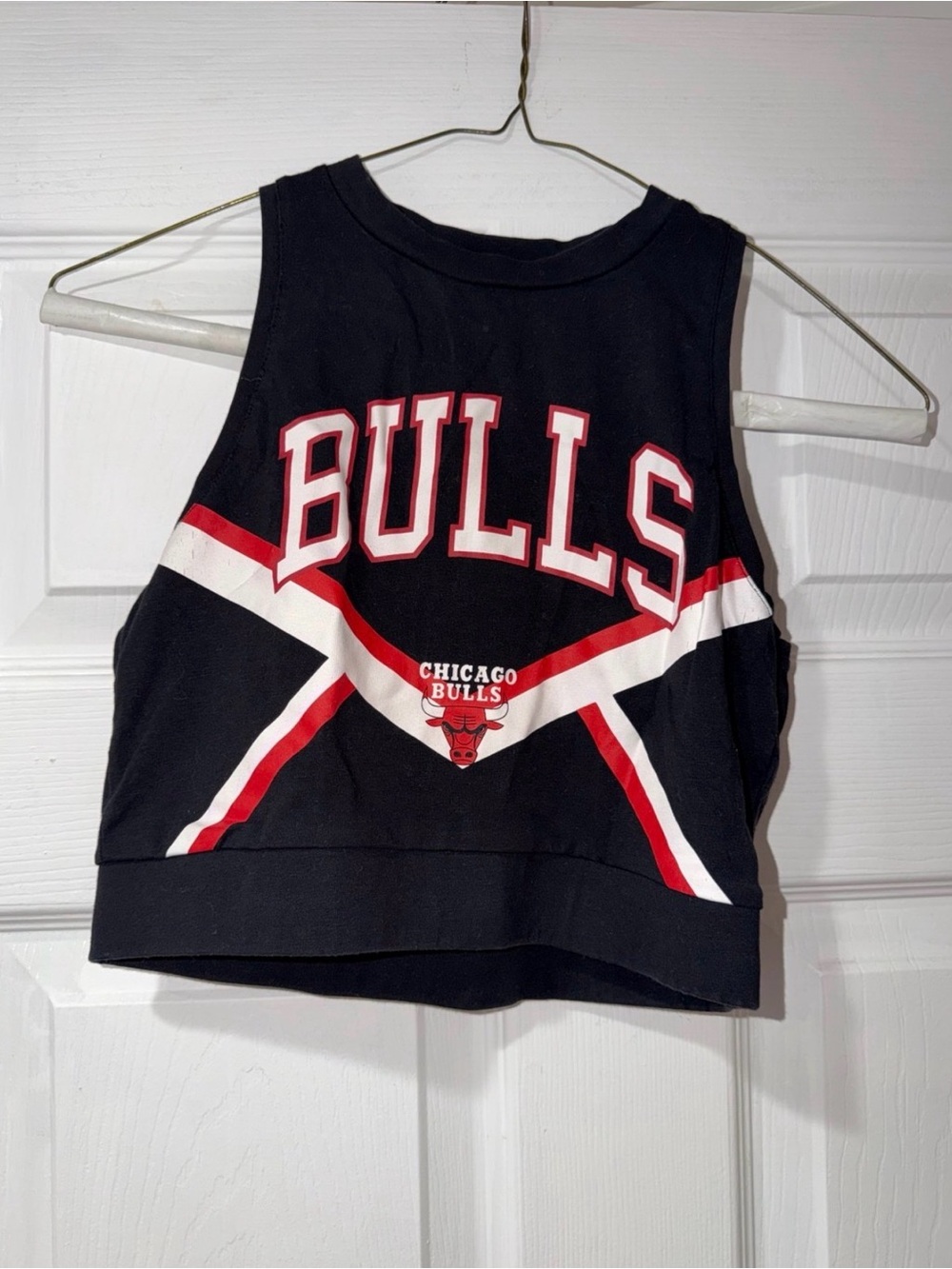 Black Cropped Tank Top